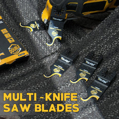 5PCS Oscillating Multi-Tool Hook Blades – Hook Saw Blades for Carpet, Shingles & Soft Materials
