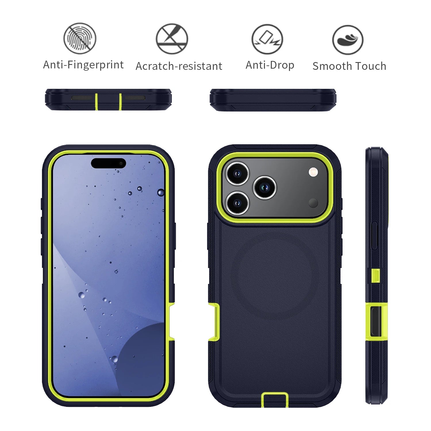 Armor Shockproof Defender Magesafe Case - For iPhone 15 Series - Phone Cases & Covers