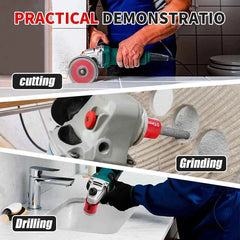 Professional Vacuum Brazed Diamond Drilling & Cutting Kit | M14 Thread Core Bits & Saw Blade Set