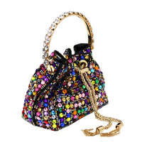 Rhinestone Bucket Design Evening Bag by Snagg It Purses