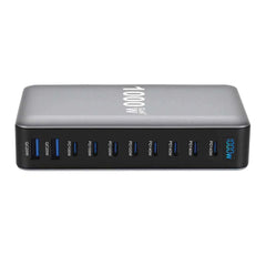 1000W GaN 10-Port USB-C Desktop Charging Station | PD3.1 Fast Charger for iPhone Samsung Laptop