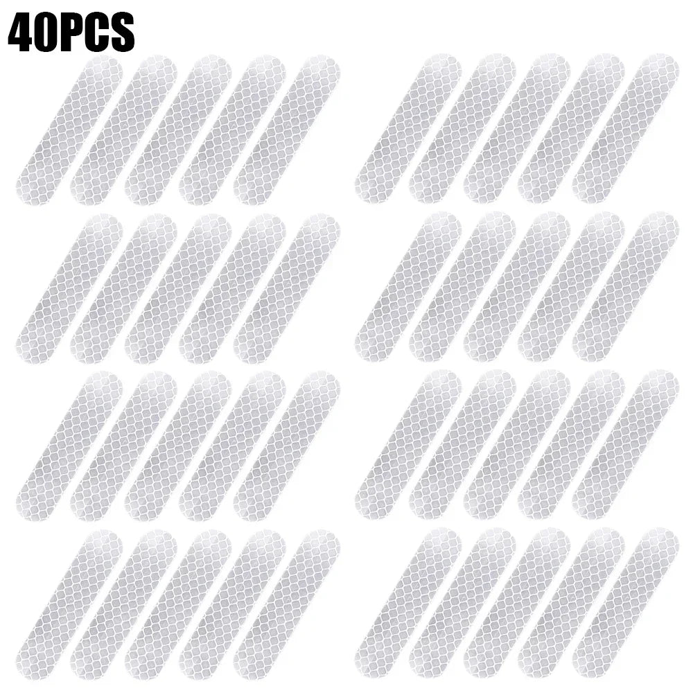 10-80PCS Helmet Safety Warning Reflective Stickers Strip by Snagg A Reflective Stickers