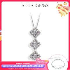 Full D Color Moissanite Pendant Necklace