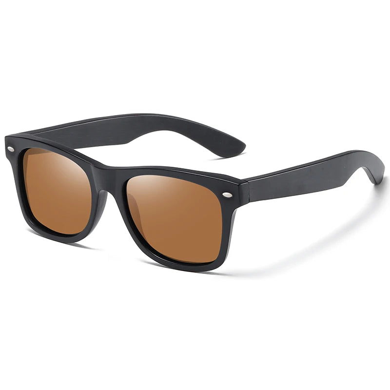 Natural Bamboo & Wooden Pilot Sunglasses