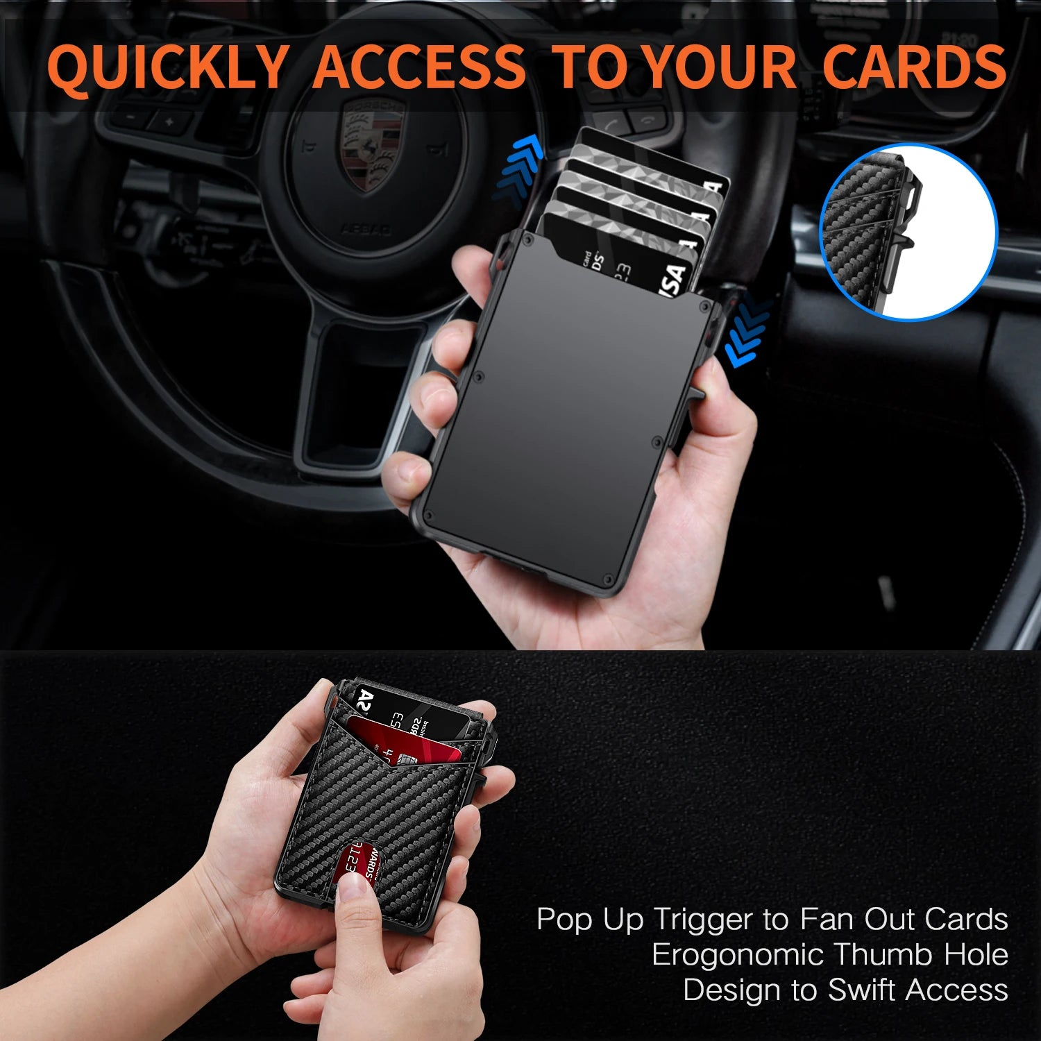 Men’s Tactical RFID Bifold Wallet by Snagg It Wallet