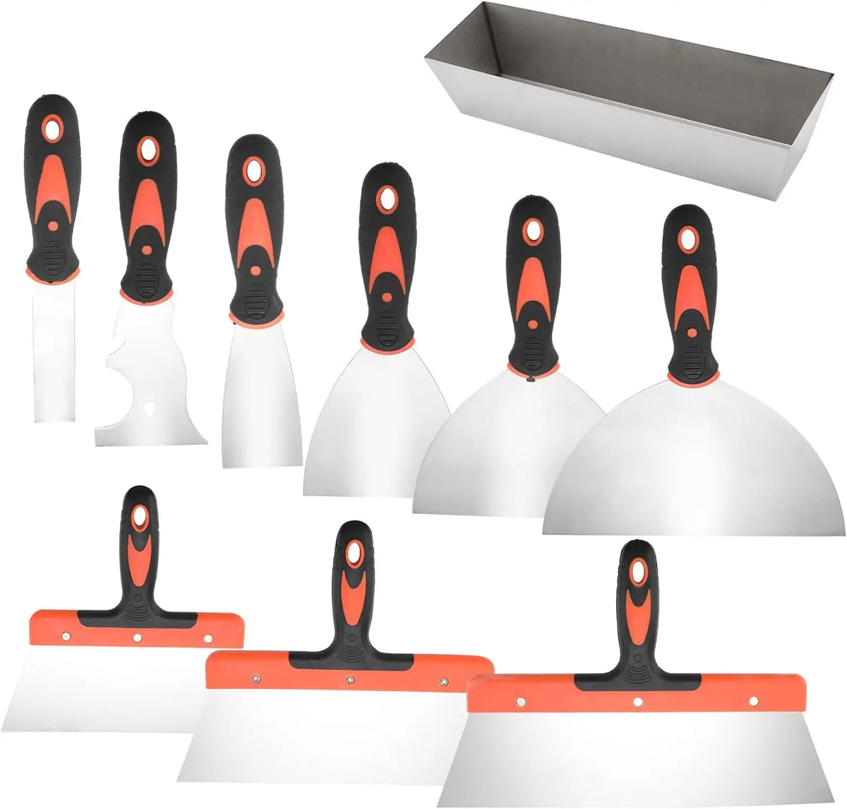 10-Piece Drywall Knife & Putty Tool Set