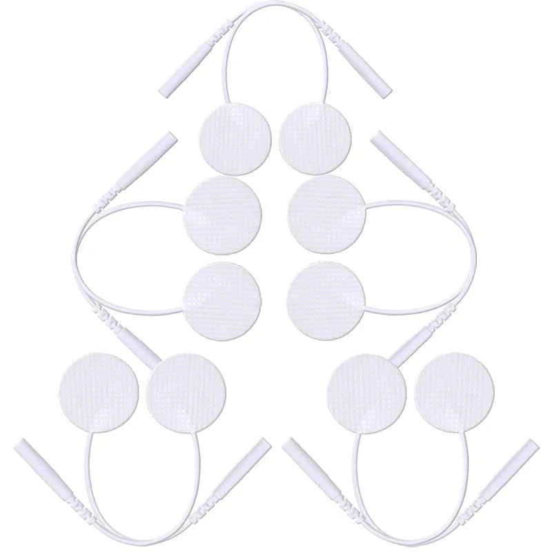 25mm Self Adhesive TENS Electrode Pads – Muscle Stimulator Gel Stickers (50/100 Pack)