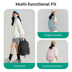 Women's Large Capacity Lightweight Travel Backpack – Laptop School Bag & Carry-On Luggage