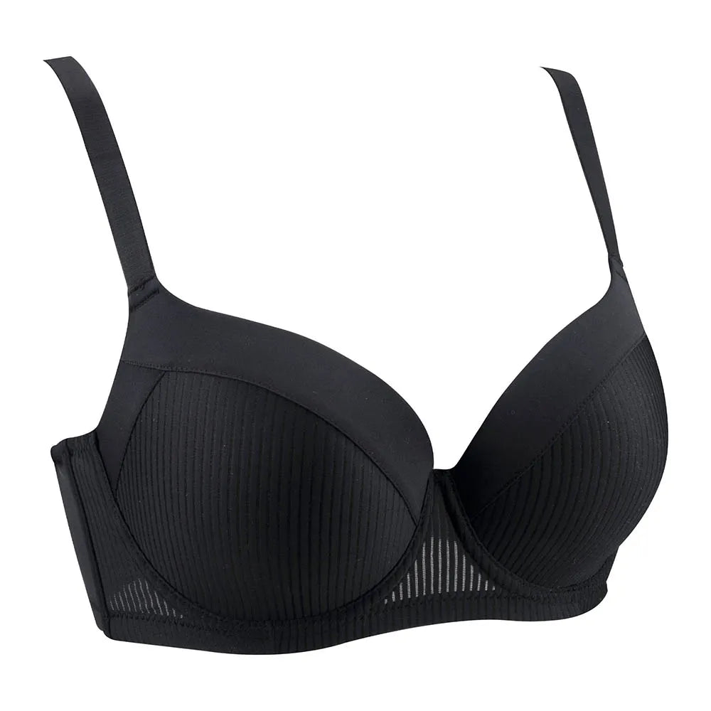 Plus Size Push Up T-Shirt Bra | Lightly Padded Full Coverage Underwire Lifting Support