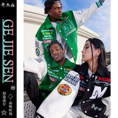 Men’s Retro Baseball Jacket by Snagg A Jacket