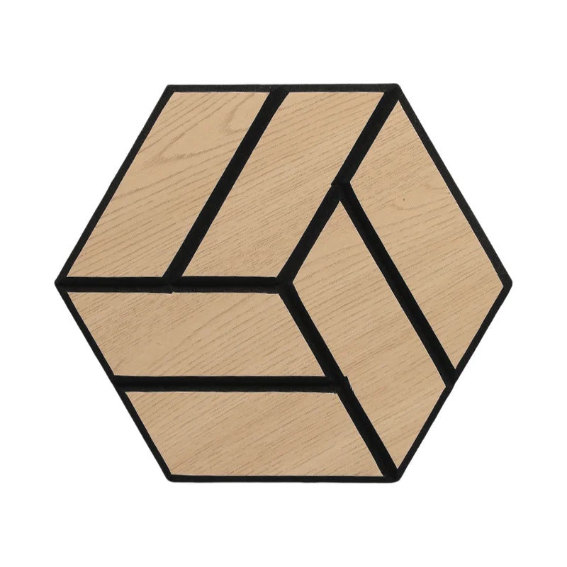 Wood Grain Acoustic Panel Wall Stickers by Snagg A Wall Sticker