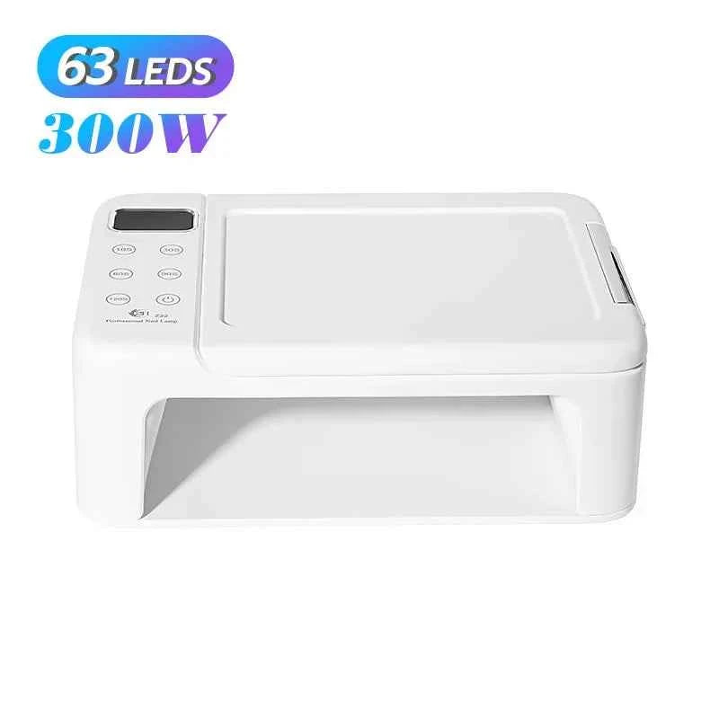 Ultra High Power 480W Professional UV/LED Nail Station – 108 LED Beads & Skin Whitening Red Light Mode
