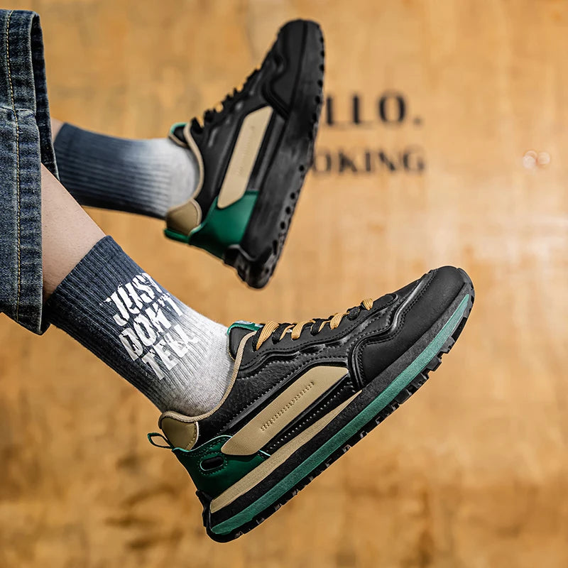 Men’s Thick Sole Casual Sports Sneakers by Snagg A Shoes