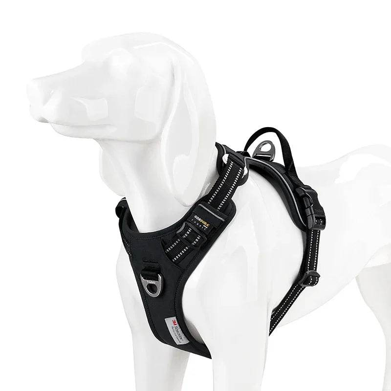 Black Tactical Dog Harness - SnaggIt