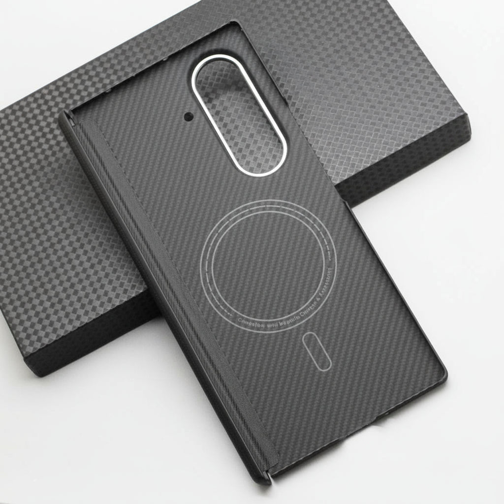 Magnetic Carbon Fiber Foldable Case for Samsung Galaxy Z Fold 7 by Snagg A Phone Case