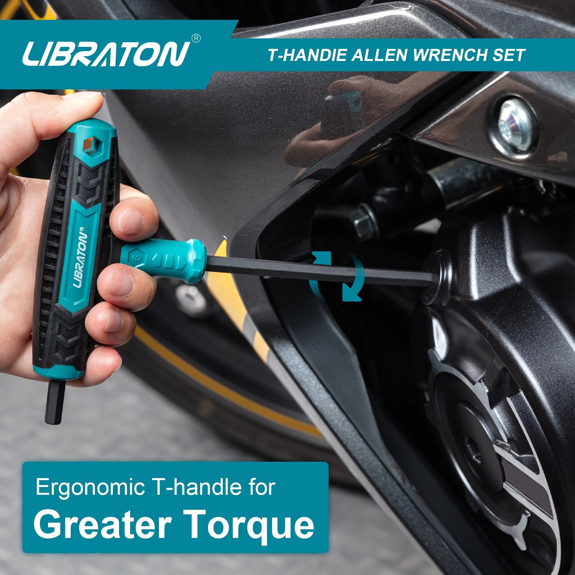 Libraton 7-Piece T-Handle Allen Wrench Set
