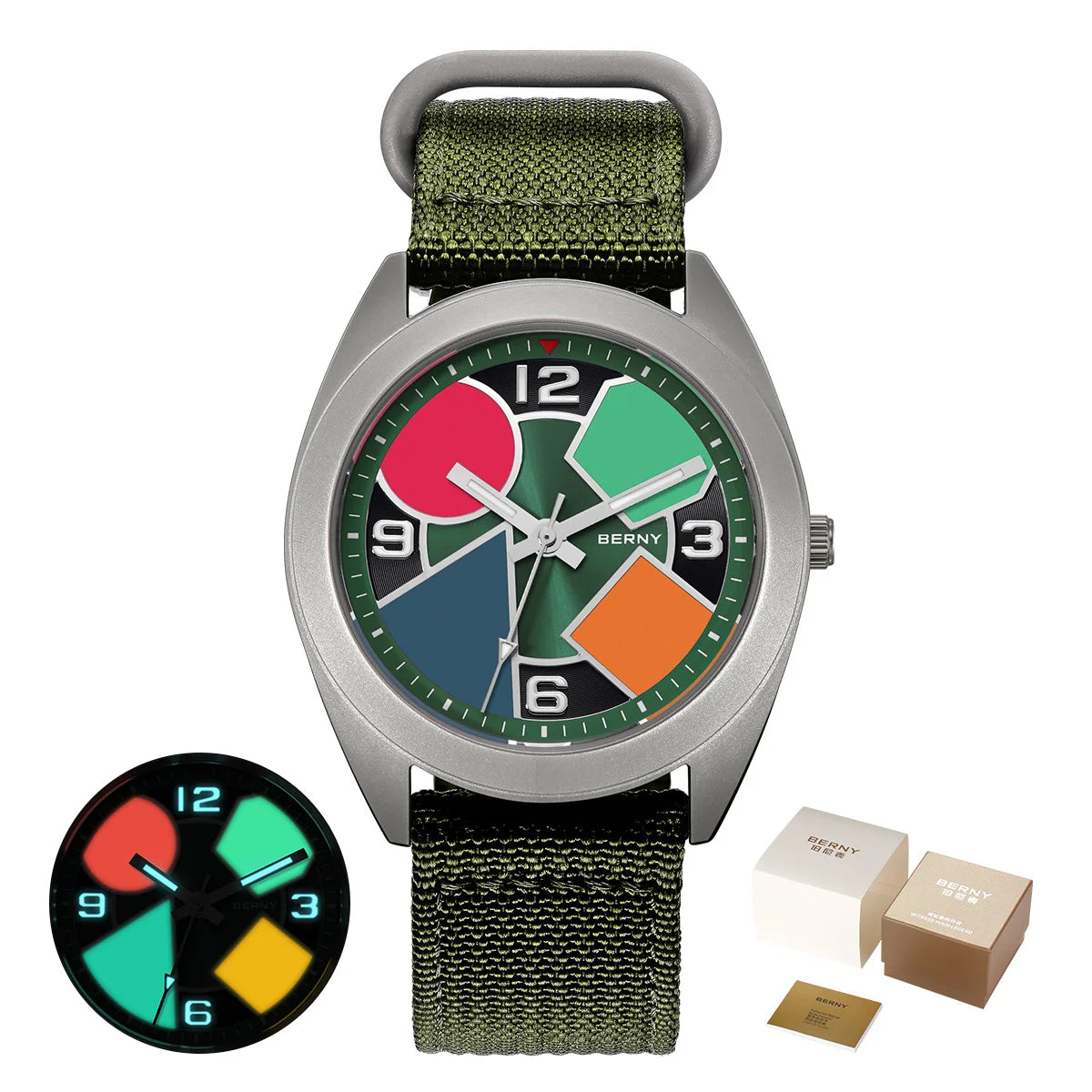Titanium Watch for Men – Canvas Strap Edition