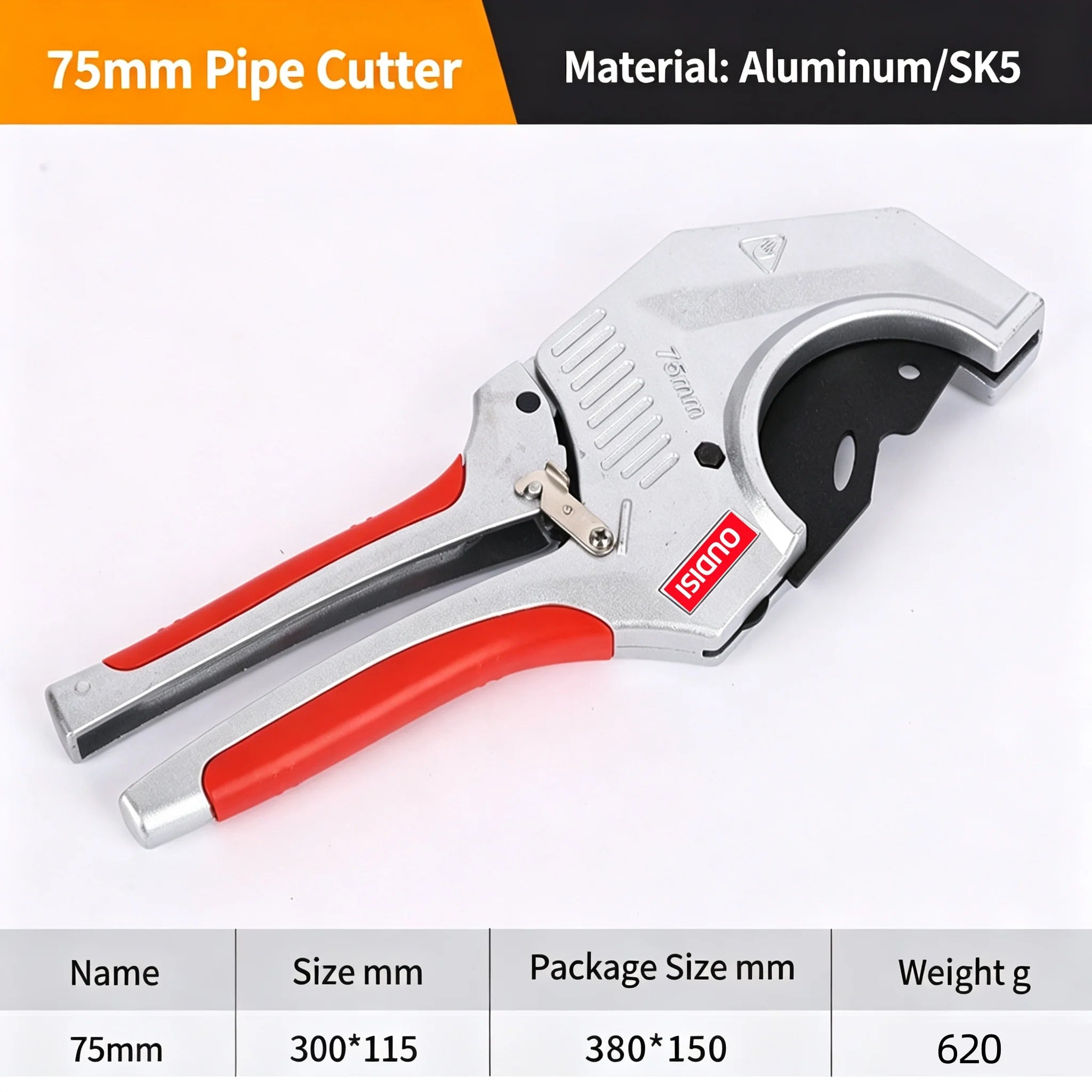 Ratchet pipe cutter with SK5 blade for PVC and PEX pipe – image 10