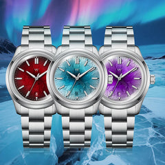 Automatic Mechanical Watch – NH35 Glacier Series | Sapphire Crystal | 100M Waterproof