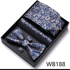 Men’s Luxury Tie & Bow Set - WB188 - Others In Fashion