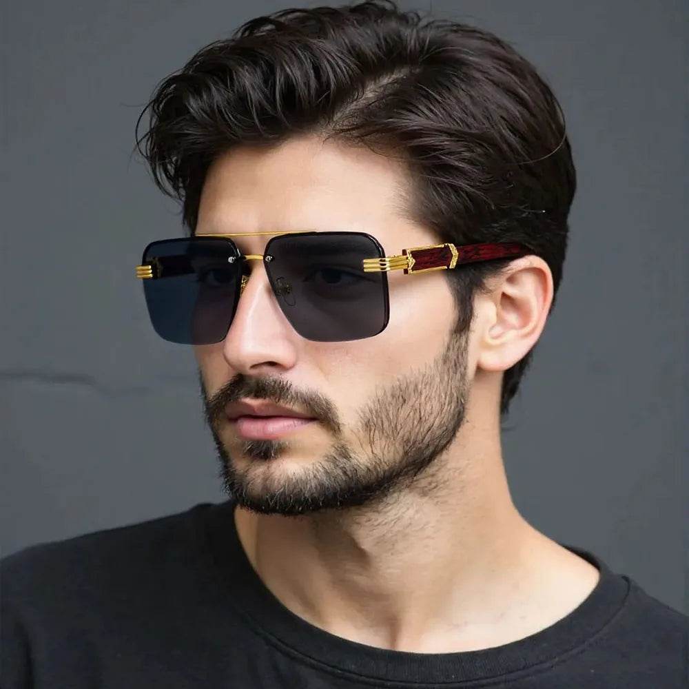 2025 Rimless Square Sunglasses - SnaggIt