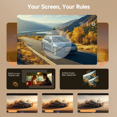 Mini Smart Projector Full HD 1080P with 4K Support by Snagg A Projector