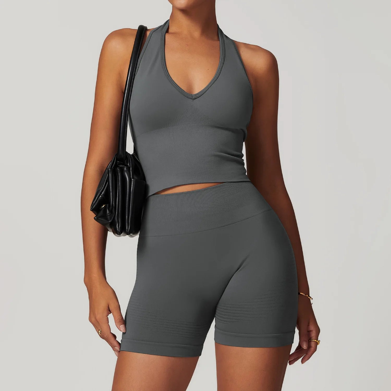 Women's 2-Piece Seamless Yoga Set | Sports Bra & Gym Leggings Athletic Wear Fitness Tracksuit