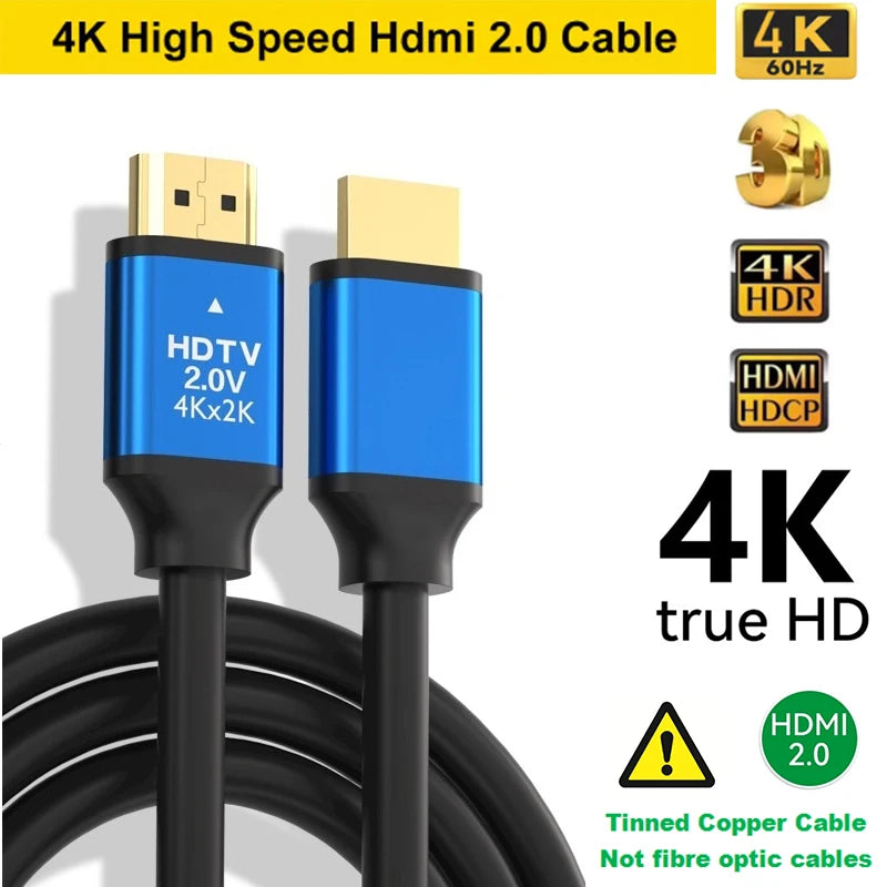 HDMI 2.1 Fine Fiber Optic Cable 8K@60Hz / 4K@120Hz – 48Gbps HDR, eARC & HDCP for TV, PS5 & Blu-ray