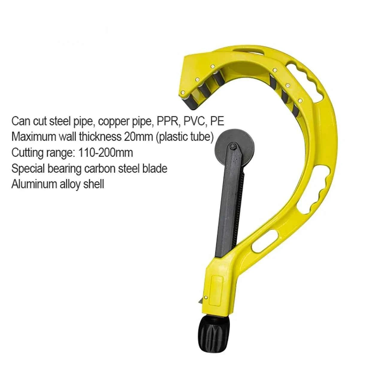 Roller-type large-diameter pipe cutter for PVC pipe – image 5