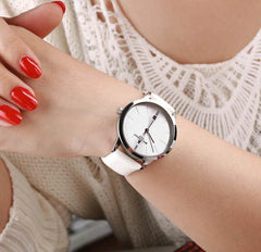 BERNY Women’s Leather Strap Quartz Watch - SnaggIt