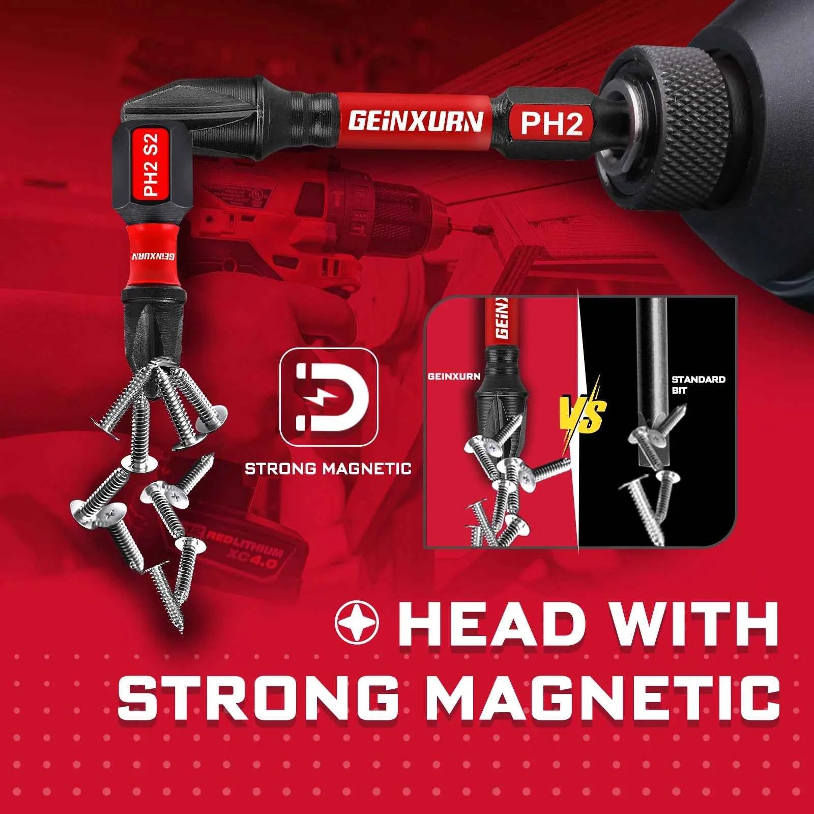 33 Pcs Professional Impact Screwdriver Bit Set | S2 Steel Magnetic Bits with 2.4" Holder & Flexible Storage Base