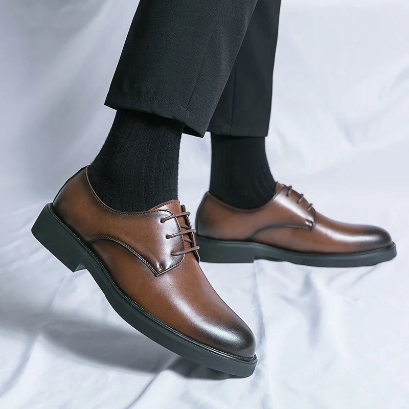 Men’s Soft Sole Casual Leather Shoes by Snagg A Shoes