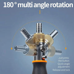 10-in-1 Multi-Angle Portable Ratchet Screwdriver Set
