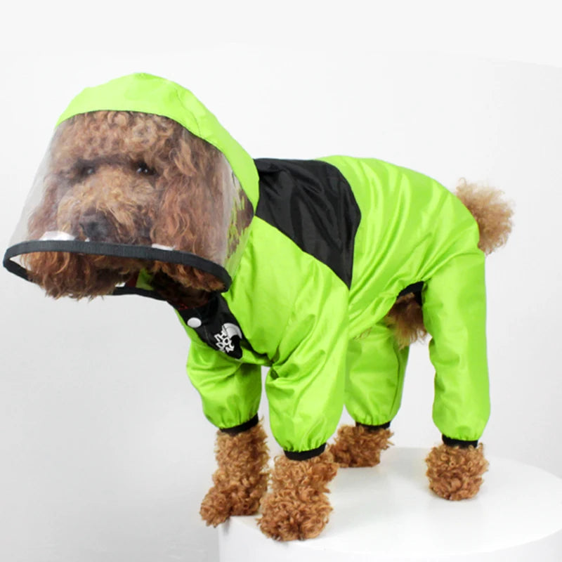 Waterproof Dog Raincoat with Hoodie by Snagg A Jumpsuit