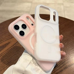 MagSafe Clear Matte Finish Shockproof Dual-Layer Protection Case – for iPhone 17 Series