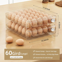 Egg Holder for Refrigerator by Snagg A Tray