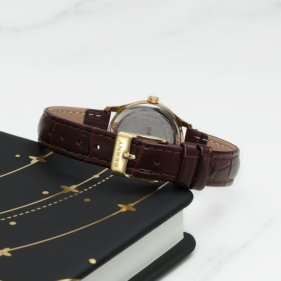 BERNY Women’s Gold Luxury Quartz Watch