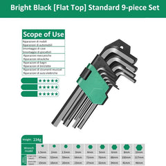 9-Piece L-Shaped Hex Key Set - SnaggIt