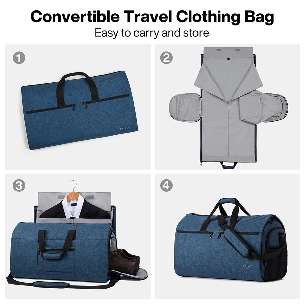 2-in-1 Convertible Garment & Duffel Bag