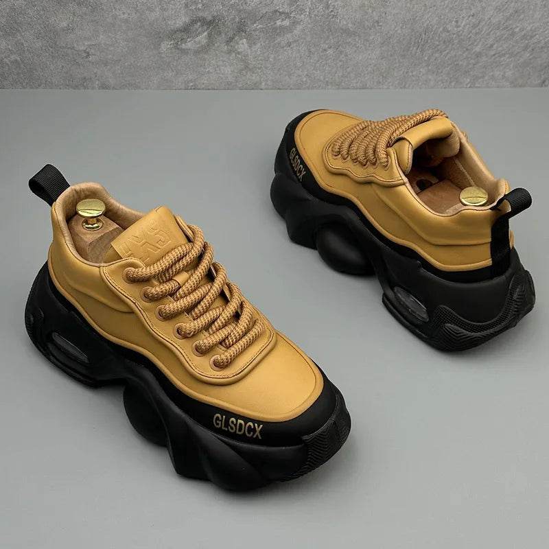 Designer-Style Men’s Platform Sneakers - SnaggIt