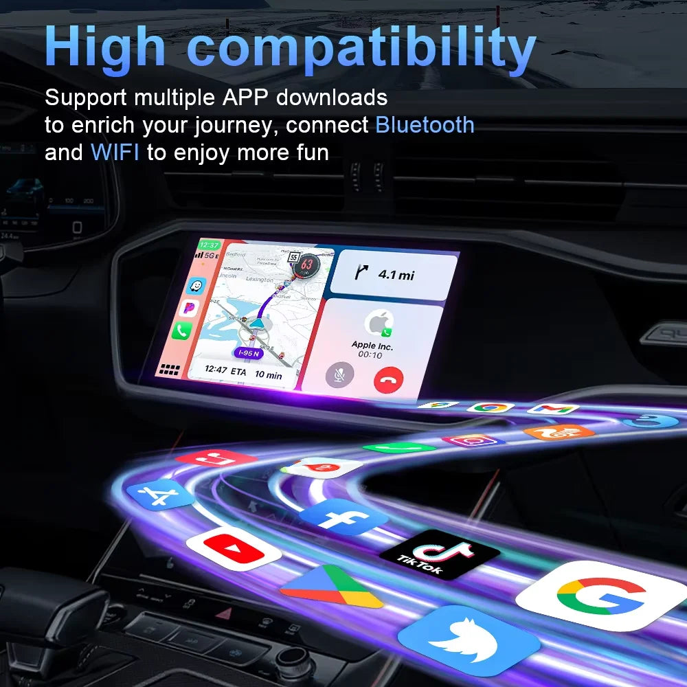 2 in 1 Wireless CarPlay & Android Auto Adapter by Snagg A Car Adapter