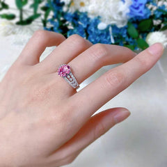 2ct Oval Green Moissanite Ring - SnaggIt