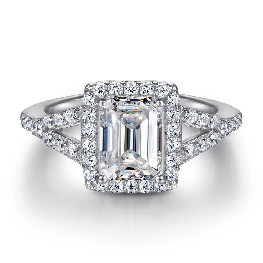 1ct Teal Moissanite Ring - SnaggIt