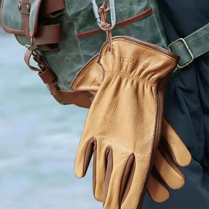Brown Leather Work Gloves for by Snagg A Gloves