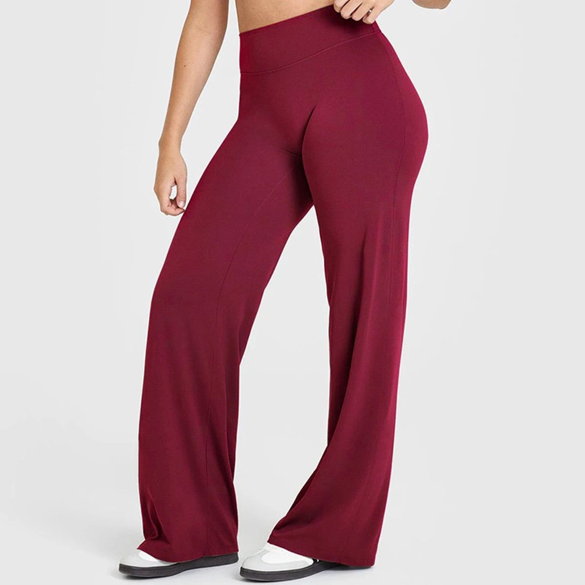 Women's Flared Wide-Leg Yoga Leggings | Seamless Breathable Fitness Versatile Casual Pants