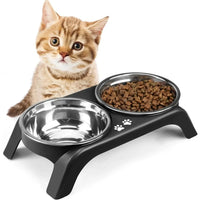 Elevated Adjustable Raised Pet Bowl Stand by Snagg A Feeder