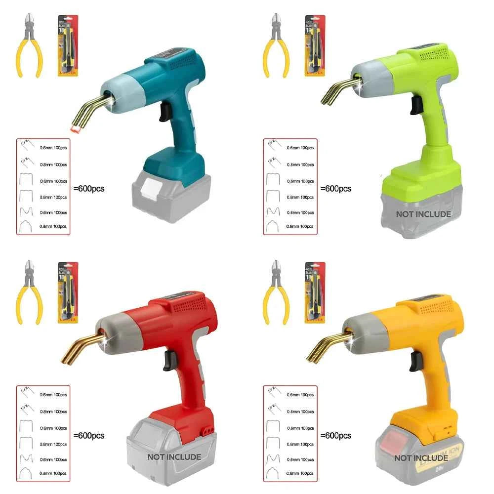 80W cordless plastic welder kit with staples and case – image 1