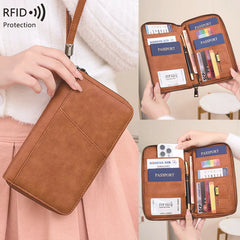 Travel Passport Clip Wallet