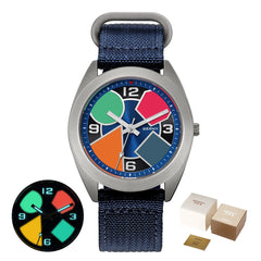 Titanium Watch for Men – Canvas Strap Edition by Snagg A Watch