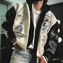 Embroidered baseball jacket for men by Snagg A Jacket